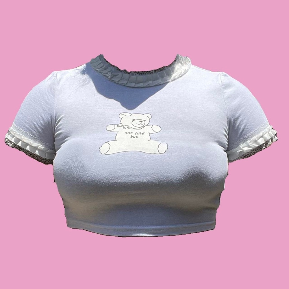 Teddy Bear Cropped Tee